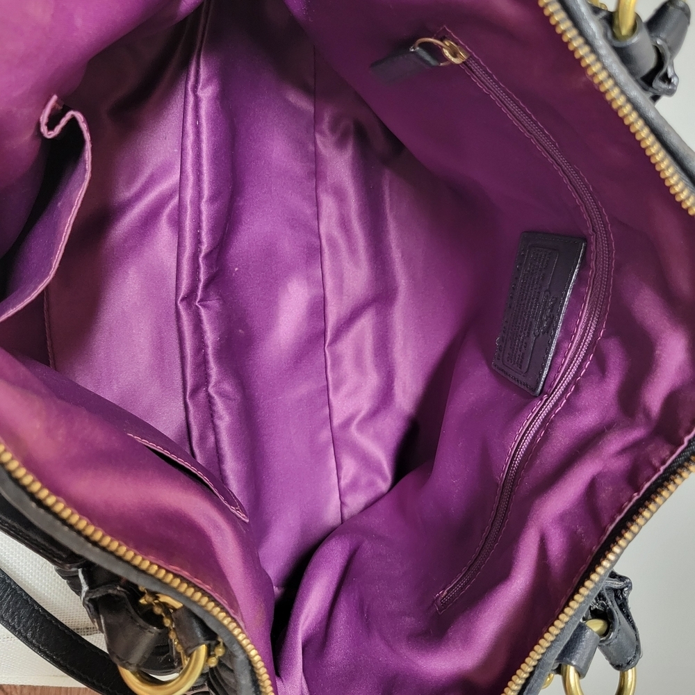 Vintage Coach Madison Gathered Leather Satchel - Picture 10 of 15